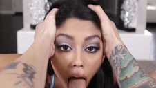 THROATED Vanessa Sky Goes BALLS Deep