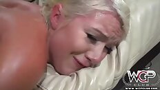 Curvy blonde pornstar asshole slammed by BBC