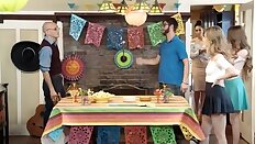 Anya Olsen and her friend Samantha Hayes celebrate Cinco de Mayo with a threesome that keeps it all in the family
