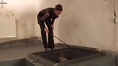 German dominatrix loves spanking and anally drilling her slave