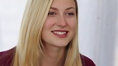 Alexa Grace on the casting couch.