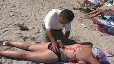 Side Boob Beach Massage