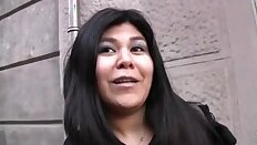 Picking up a Petite Latina Mom