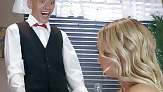 Latina Kat Dior gives blow and tit jobs to Jordi - Kat Dior