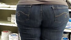 BBW White Girl's Big Ass and Wide Hips!