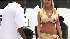 Sexy Blonde Bikini Babe
