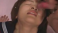 bukkake on cute asian face part 1