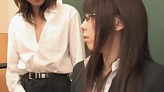 Asian teacher getting fucked by the randy students