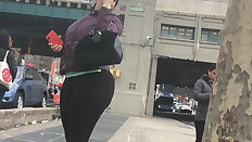 Tall Latina Milf Ass in Spandex