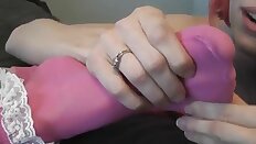 Lesbian sock worship