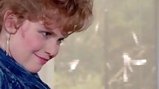 Stunning secretary in grey stockings aroused by his advice