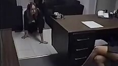 Secretary Worships Her Boss' Stinky, Mature Soles