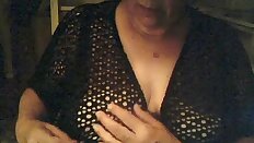 granny with saggy tits on cam