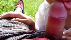 young wife public BJ and house fuck