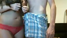 Cute Long Haired Asian Blowjob and Handjob, Long Hair