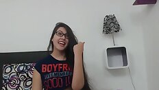 Sexy Colombian Hairplay and Striptease, Long Hair, Hair