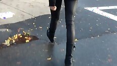 Leather pants