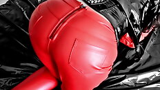 Leather butt