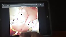 Cum tribute for Innocent claire