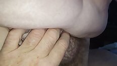 big tits, hairy pussy, her hairy ass on my cock