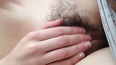 Rubbing My Hairy Pussy