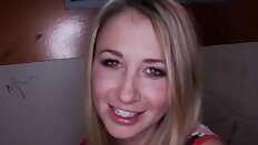 Cock hungry gloryhole firsttimer sucking dick