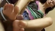 Delicia Deity Sexy Footjob
