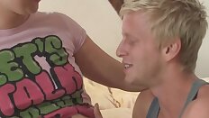 Czech blonde rides his angry cock