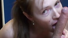 Blow job and cum in mouth