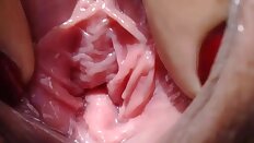 Close up pussy spread on webcam