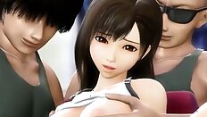Rough 3D threesome