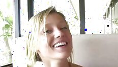Carli finger licking tasty amateur blonde flashing